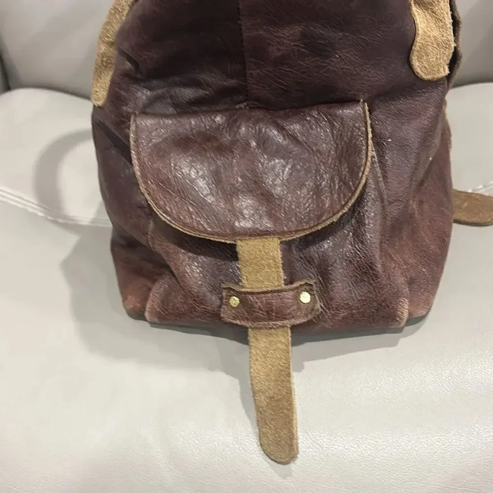 JJ Winters Brown Leather Shoulder Bag